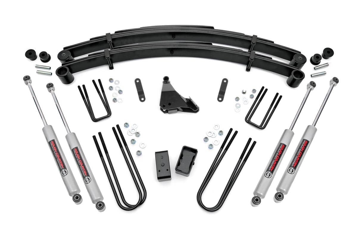 Ford F-250 Super Duty Suspension Lift Kit - Rough Country - 4 Inch Lift - '99-'04